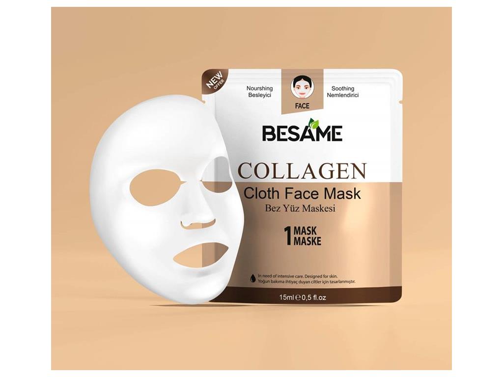 Besame Collagen Nem Bombası Kağıt Maske 10’lu Paket